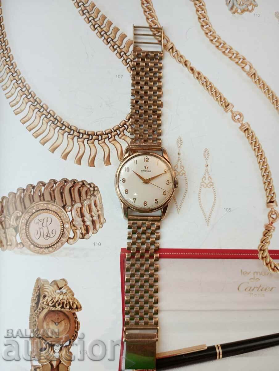Swiss OMEGA Gold Watch 1960 with price 12490.00 BGN | € 6386.04 Swiss OMEGA Gold Watch 1960 with price 12490.00 BGN | € 6386.04