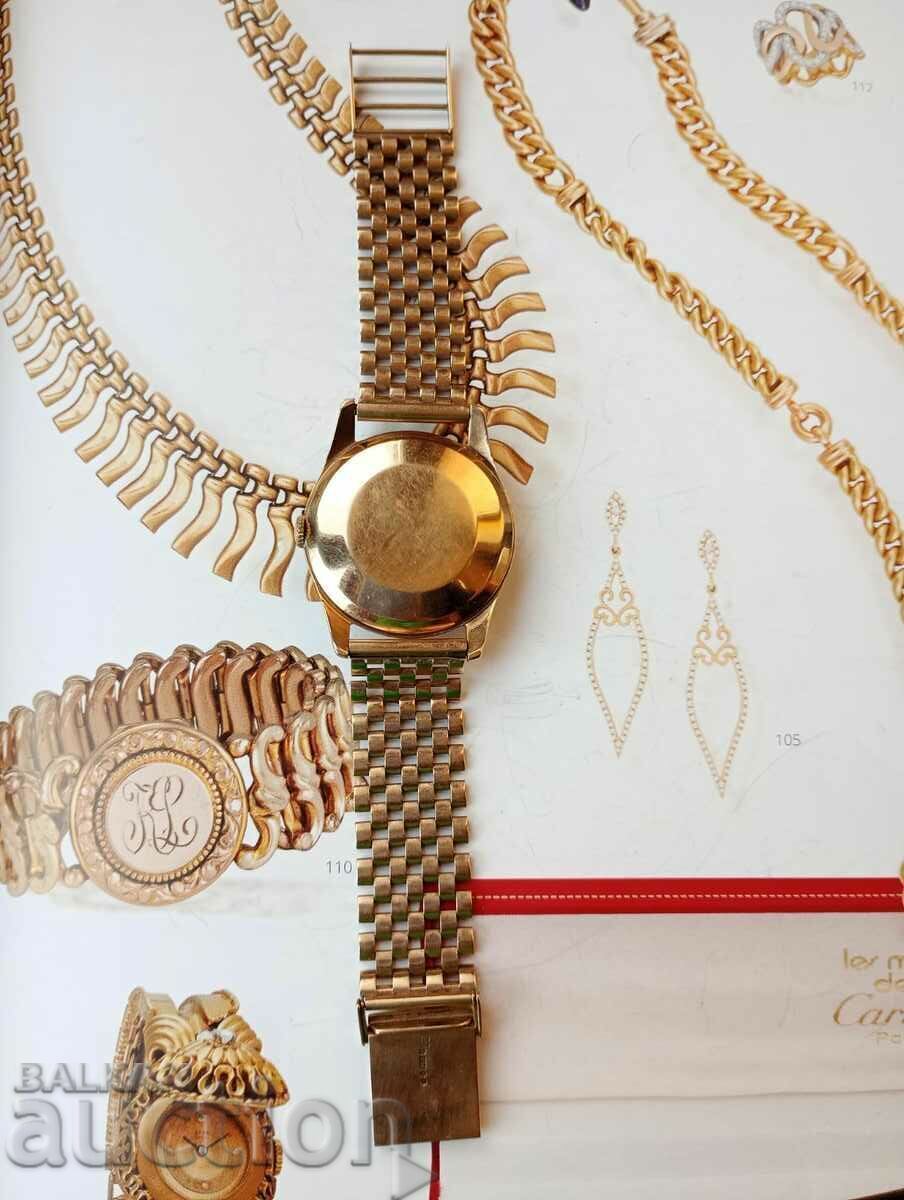 Швейцарски Златен часовник OMEGA 1960г - 7