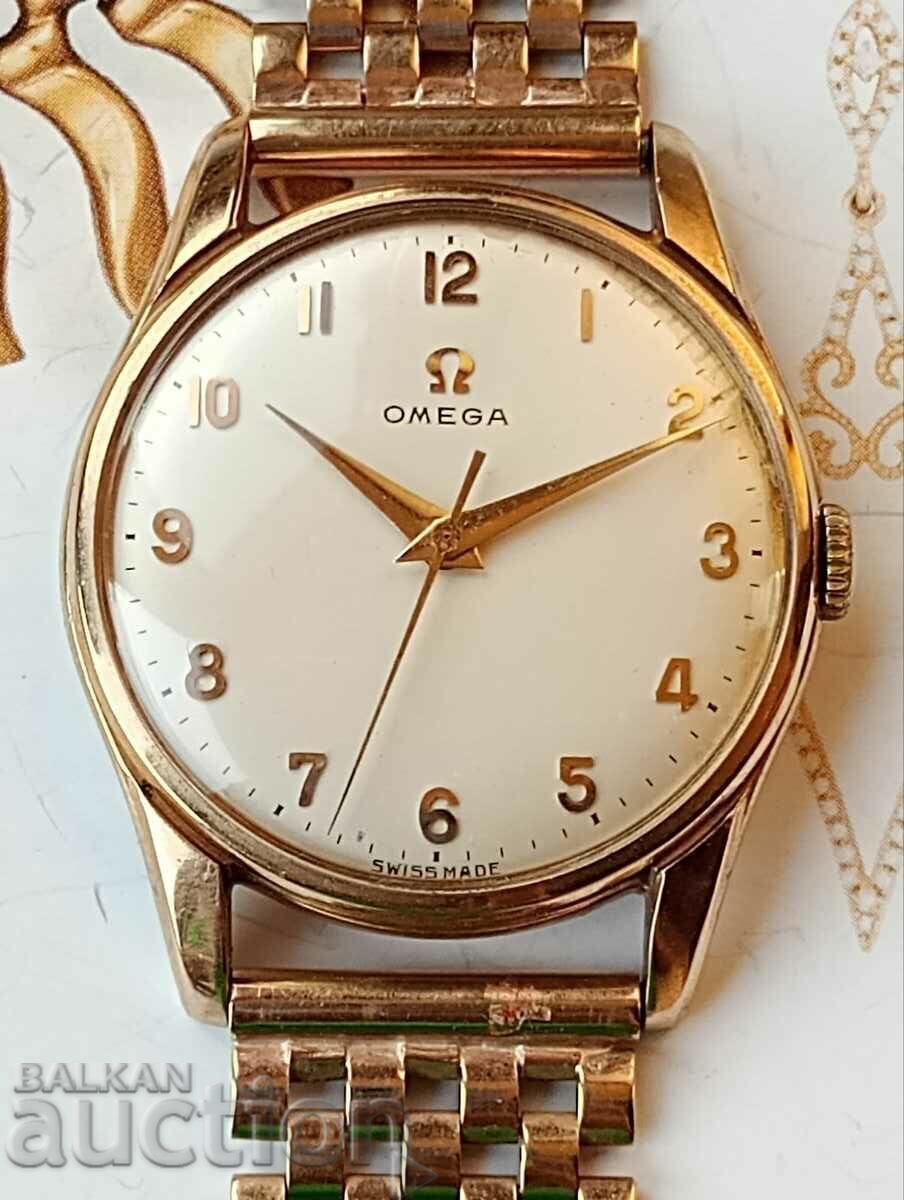 Швейцарски Златен часовник OMEGA 1960г Швейцарски Златен часовник OMEGA 1960г