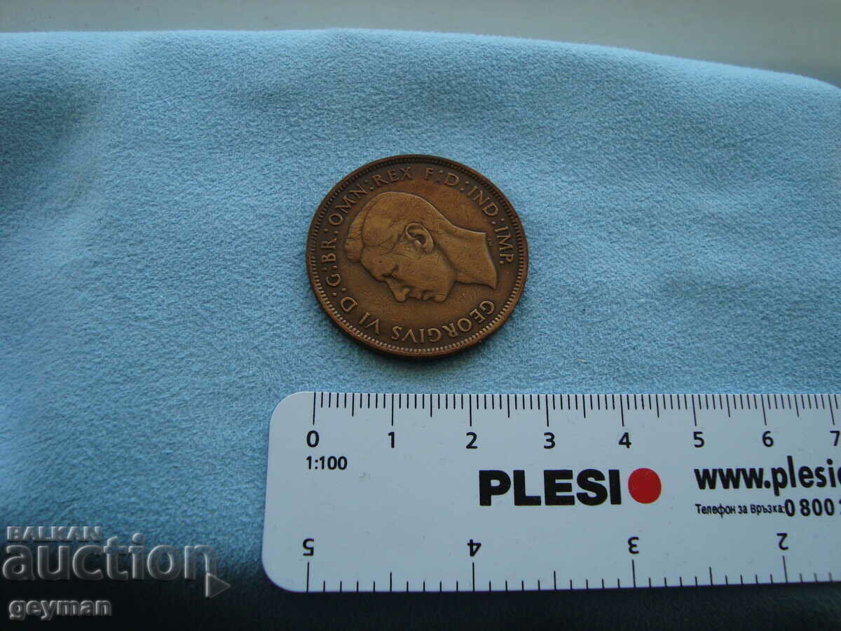 1 Penny 1937. Excellent - 6 1 Penny 1937. Excellent - 6