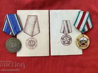 Medals 25 and 30 years BNA+documents