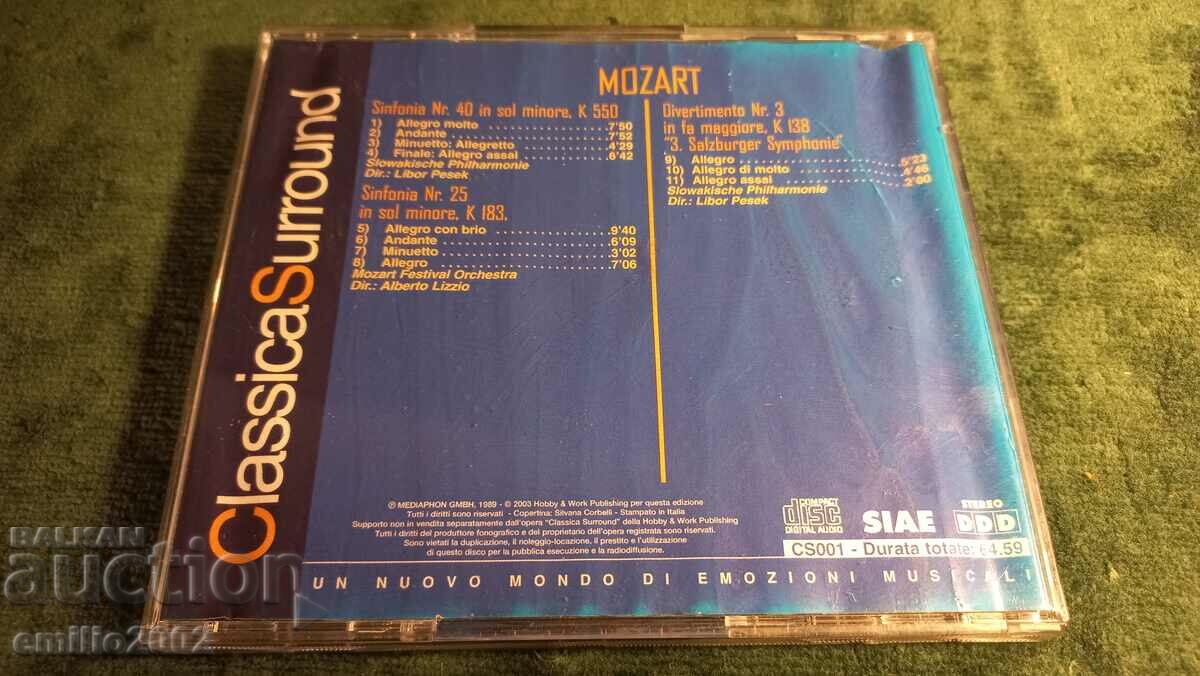 Auction Audio CD Mozart Auction Audio CD Mozart