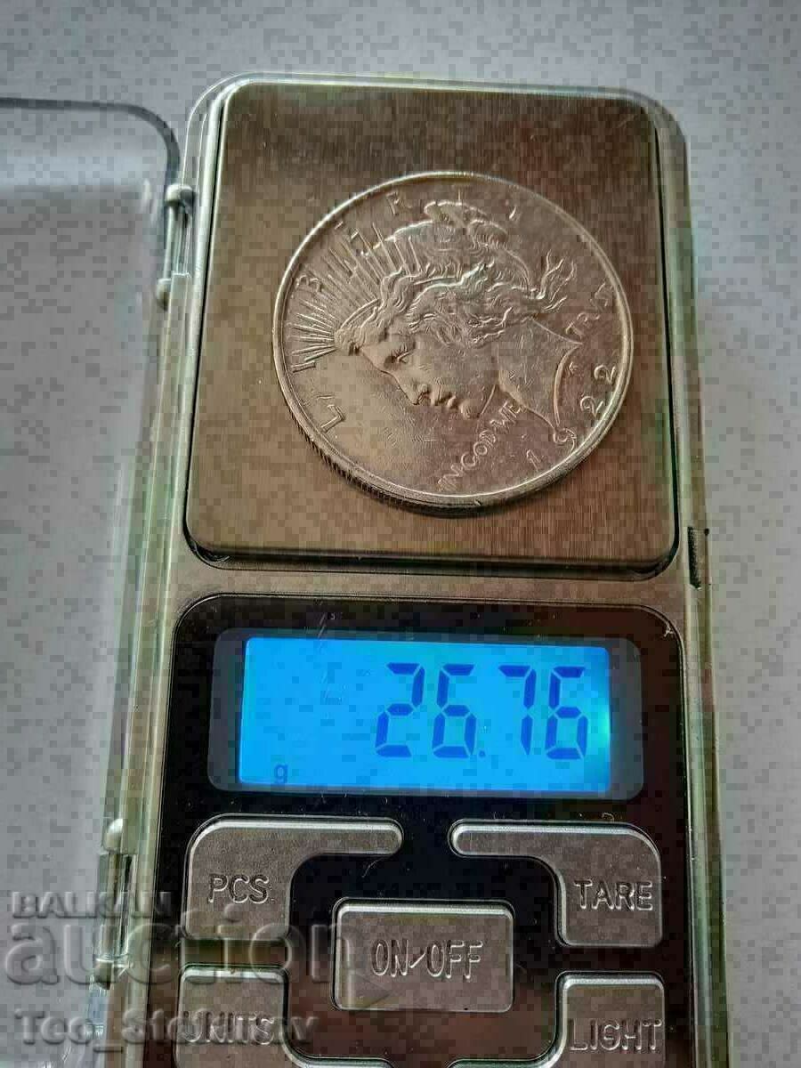 Auction 1 dollar 1922 USA silver Auction 1 dollar 1922 USA silver
