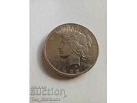 1 $ 1922 AU US Argint