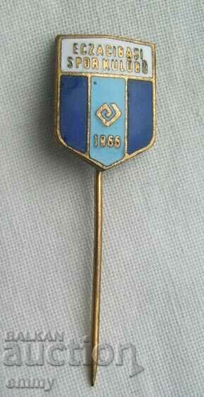 Σήμα αθλητικού συλλόγου Eczacibasi, Τουρκία με τιμή 4.00 BGN | € 2.05 Σήμα αθλητικού συλλόγου Eczacibasi, Τουρκία με τιμή 4.00 BGN | € 2.05