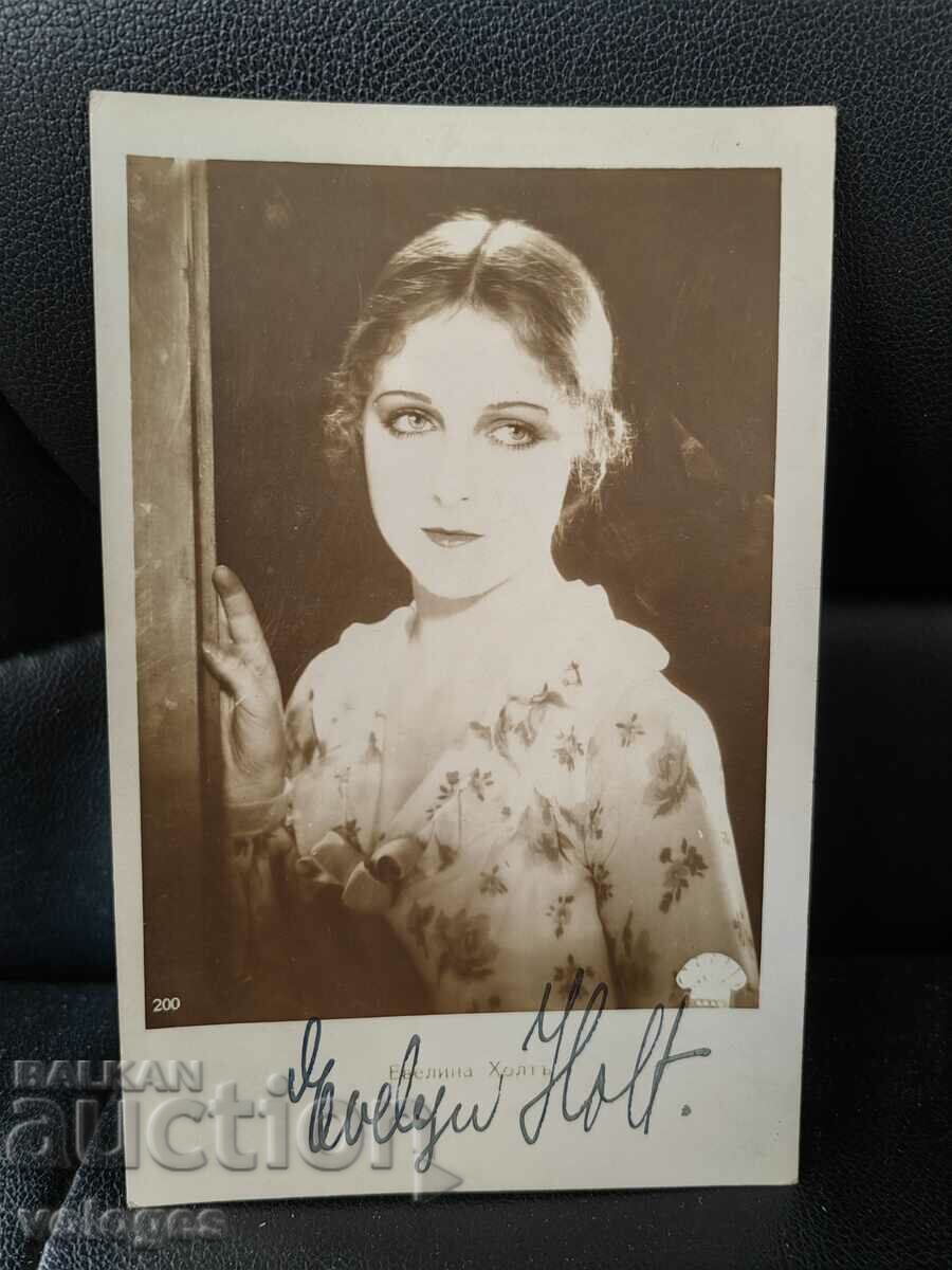 Evelyn Holt, autograph