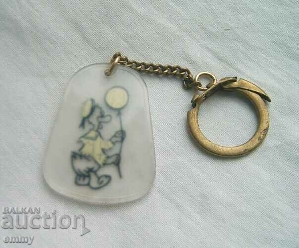 Auction Keychain - Donald Duck, plastic Auction Keychain - Donald Duck, plastic