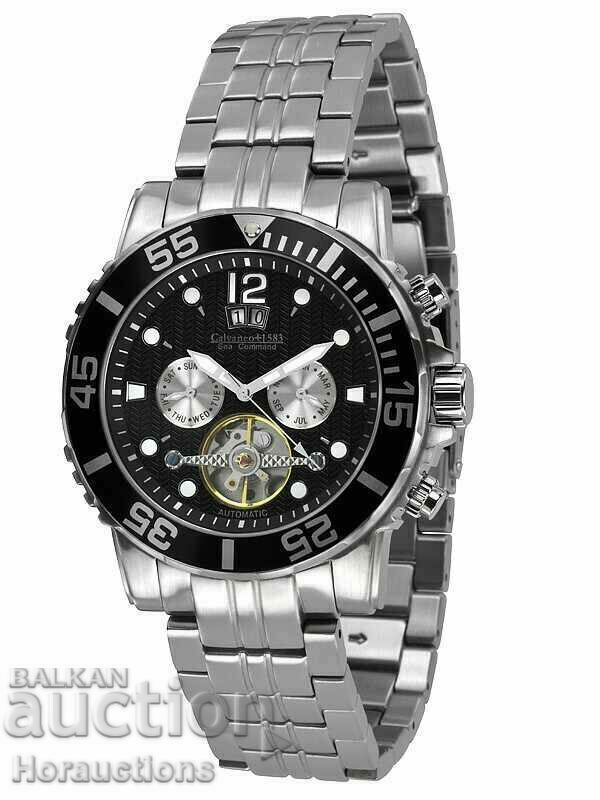 CALVANEO 1583 SEA COMMAND Steel BLACK, Automatic Diver - 6 CALVANEO 1583 SEA COMMAND Steel BLACK, Automatic Diver - 6