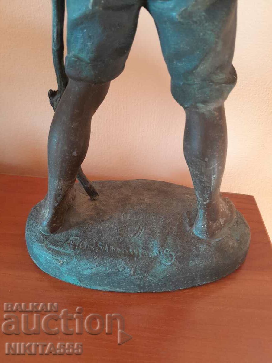 Доставка на Стара авторска бронзова фигура,статуетка Доставка на Стара авторска бронзова фигура,статуетка