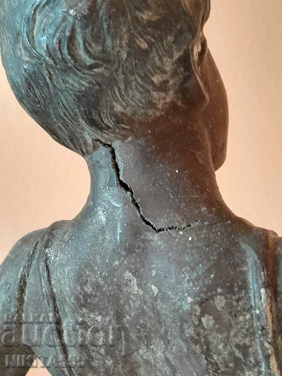 Стара авторска бронзова фигура,статуетка - 5 Стара авторска бронзова фигура,статуетка - 5