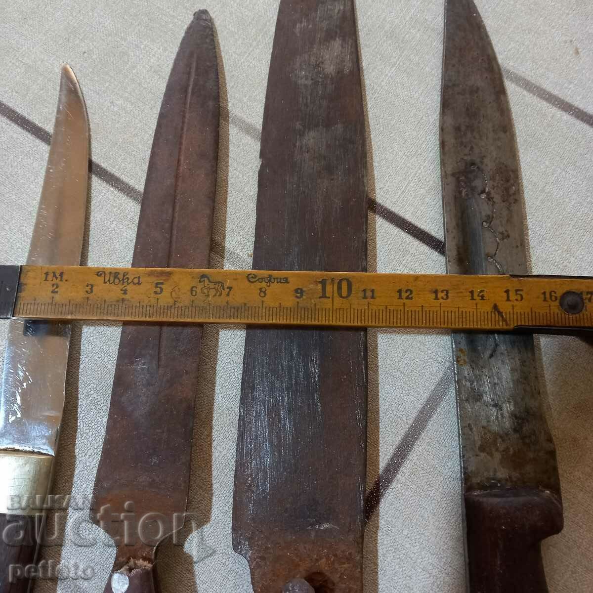 Old forged blades