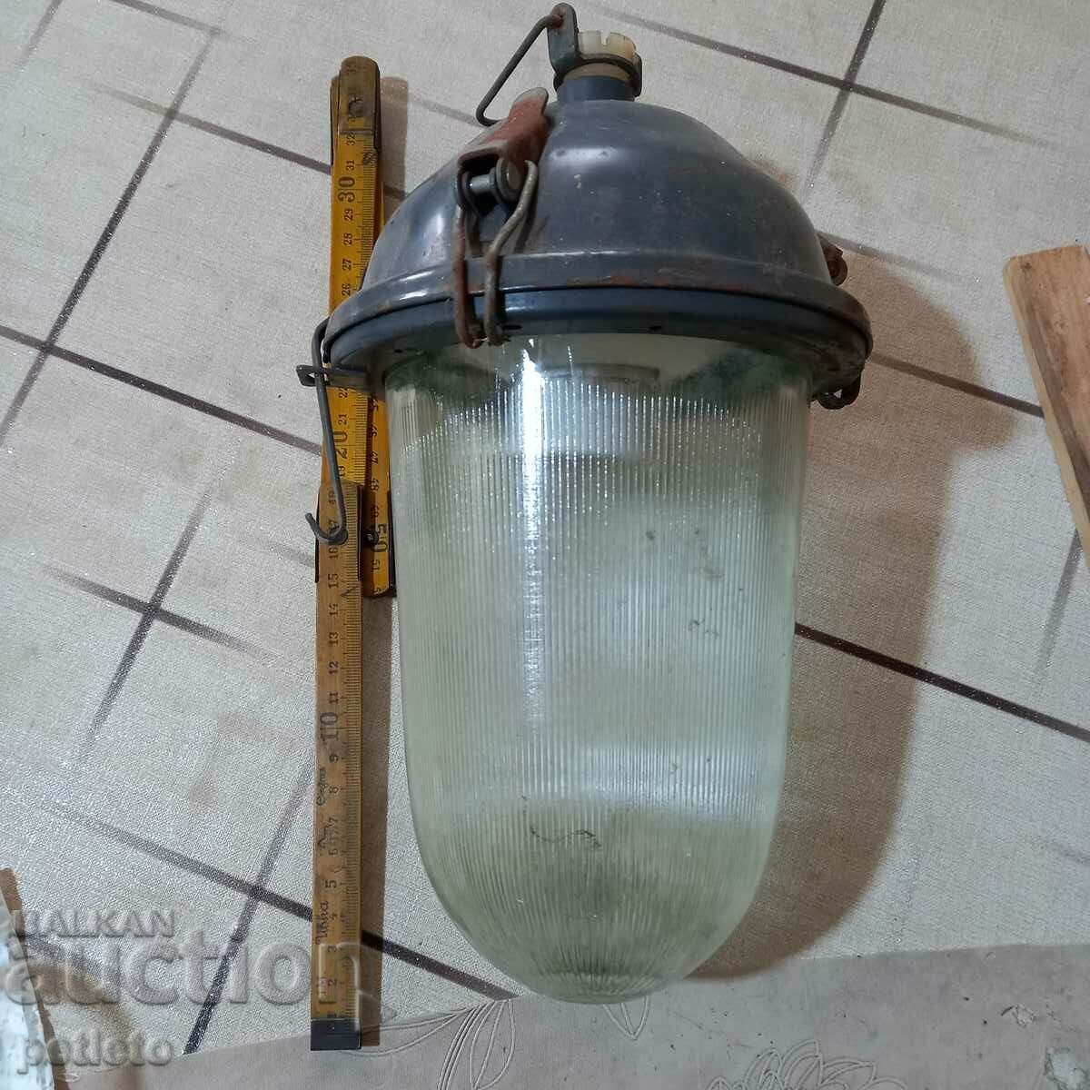 Old industrial lamp