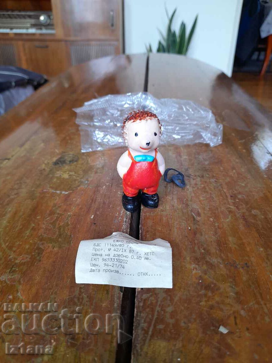 Old figurine, toy hedgehog with price 37.00 BGN | € 18.92 Old figurine, toy hedgehog with price 37.00 BGN | € 18.92