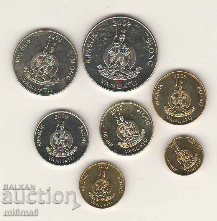Vanuatu coin set