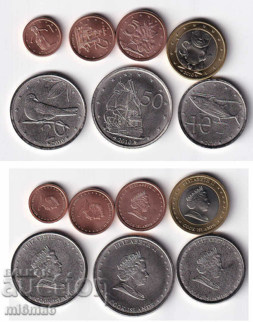 Setul de monede din Insulele Cook