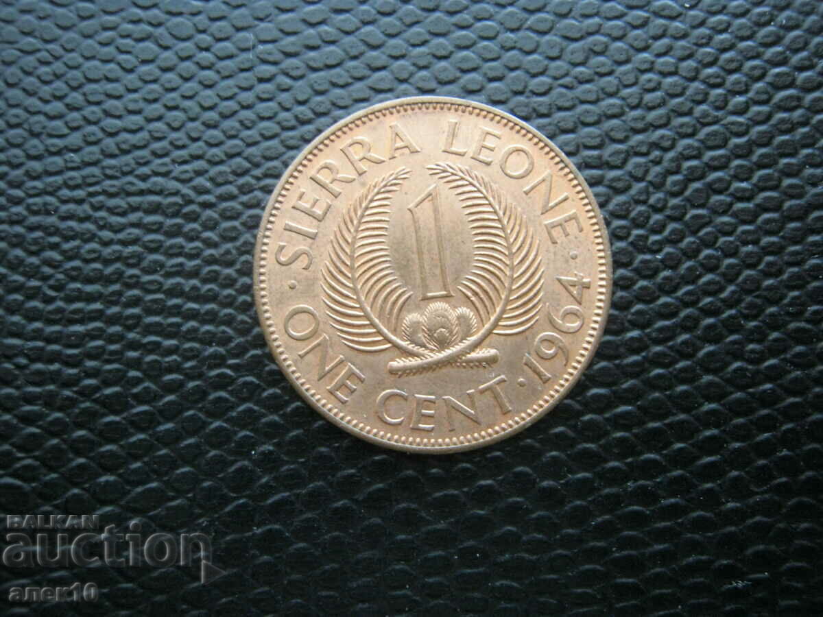 Сиера  Леоне   1  цент     1964