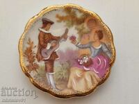 Small Limoges porcelain saucer