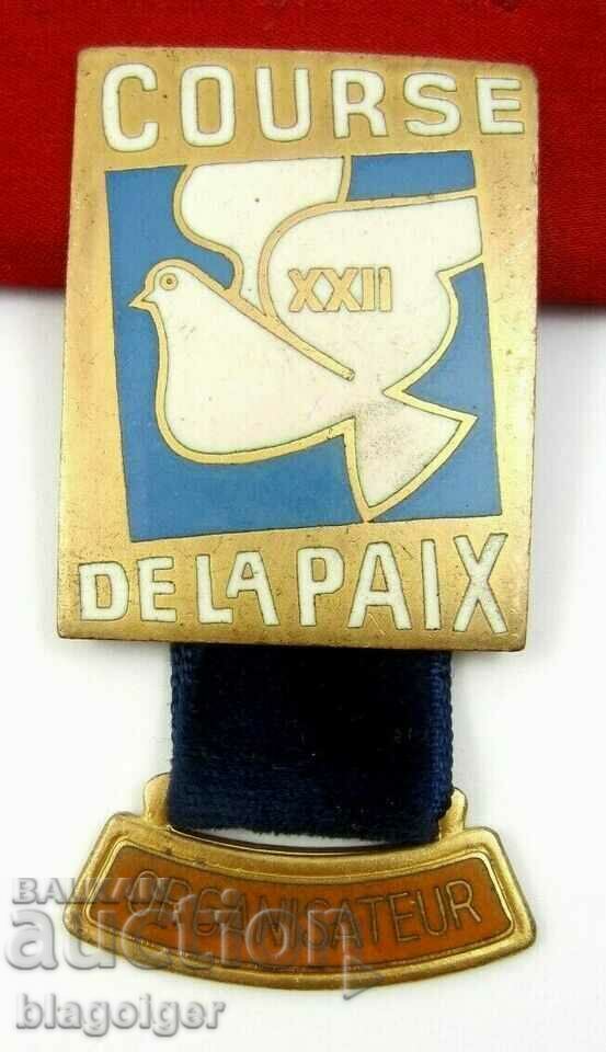 Delivery of Cycling-Racing-Peace Run-Official Badge-Organs Delivery of Cycling-Racing-Peace Run-Official Badge-Organs