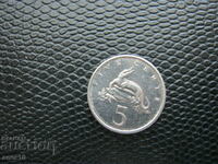 Jamaica 5 cent 1992