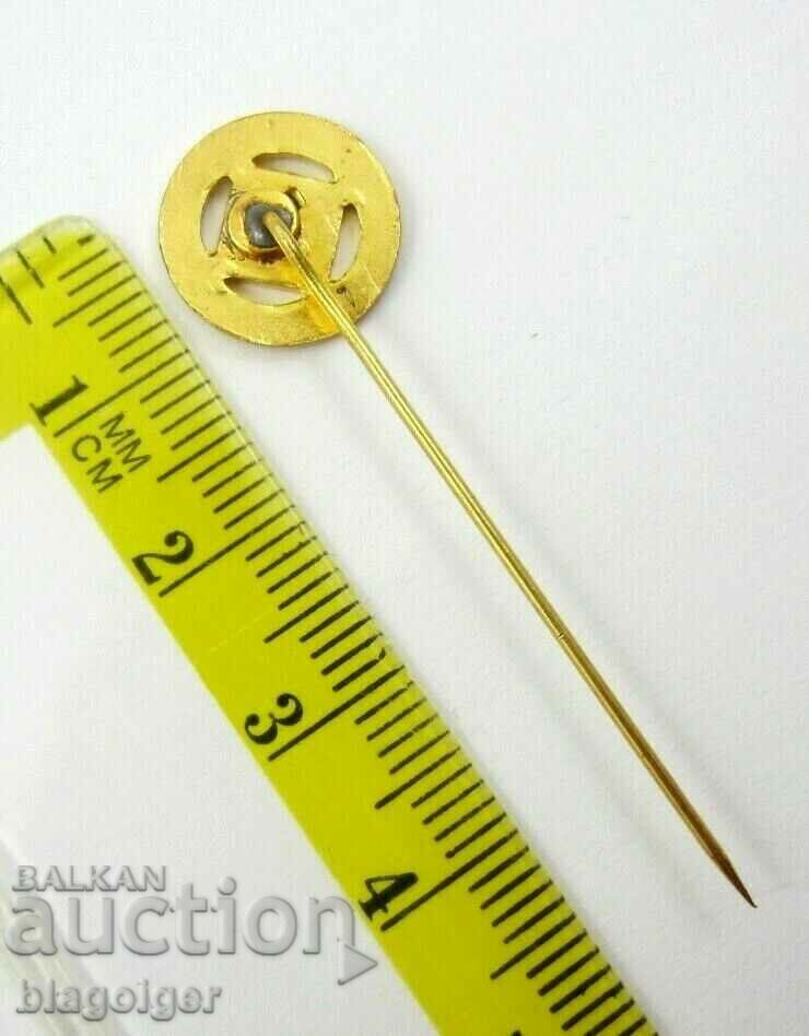 Auction Old Football Badge - Italian Football Federation - Enamel Auction Old Football Badge - Italian Football Federation - Enamel