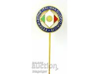 Old Football Badge - Italian Football Federation - Enamel