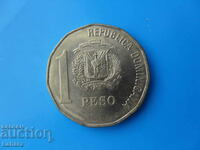 1 peso 1997 Dominican Republic