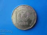 1 песо 1993 г. Република Доминикана