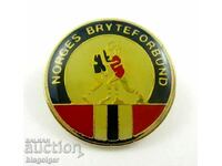 Norwegian Wrestling Federation - Rare Badge