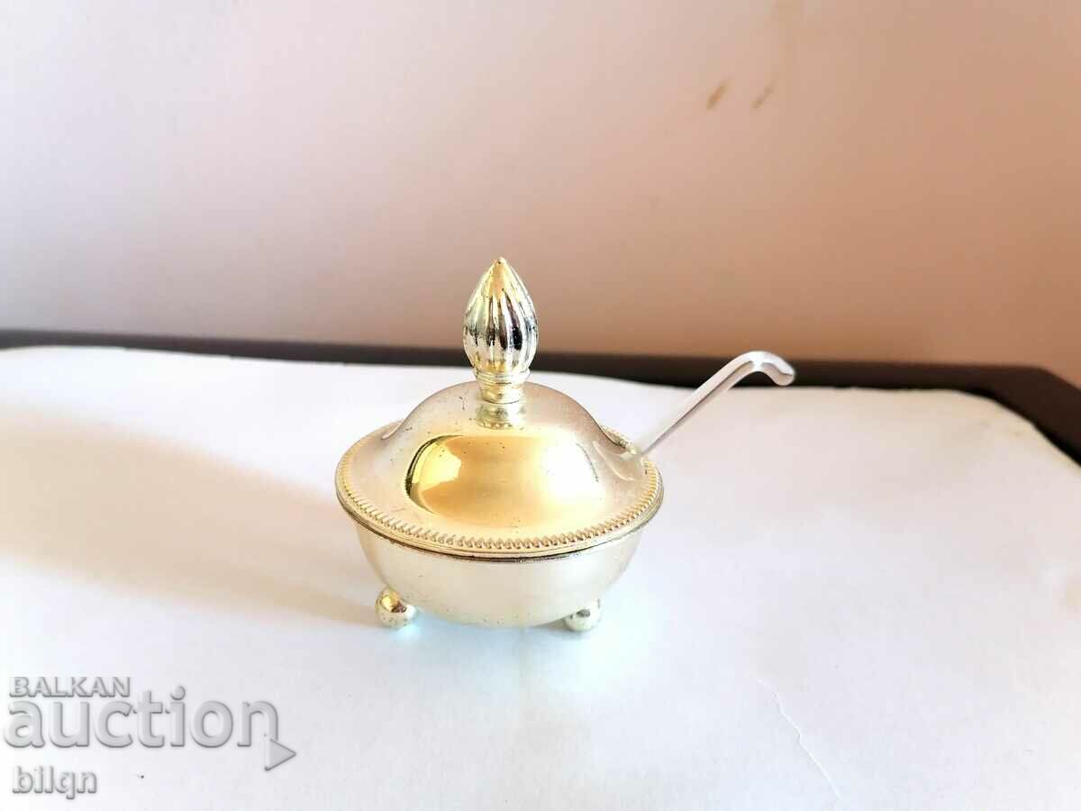 Very Beautiful Gilded Salt Shaker Or For Dr.