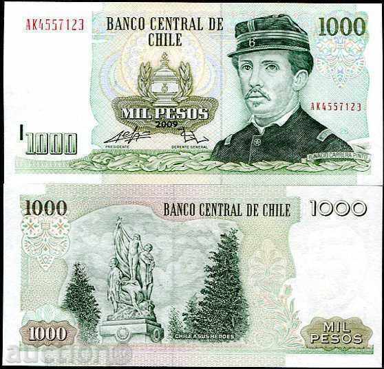 Zorba LICITAȚII CHILE 1000 pesos 2009 UNC