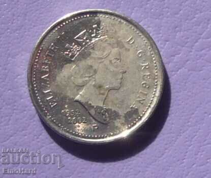 Καναδάς 5 σεντ 2002 - 50 χρόνια βασιλεία της Ελισάβετ Β' με τιμή 0.50 BGN | € 0.26 Καναδάς 5 σεντ 2002 - 50 χρόνια βασιλεία της Ελισάβετ Β' με τιμή 0.50 BGN | € 0.26