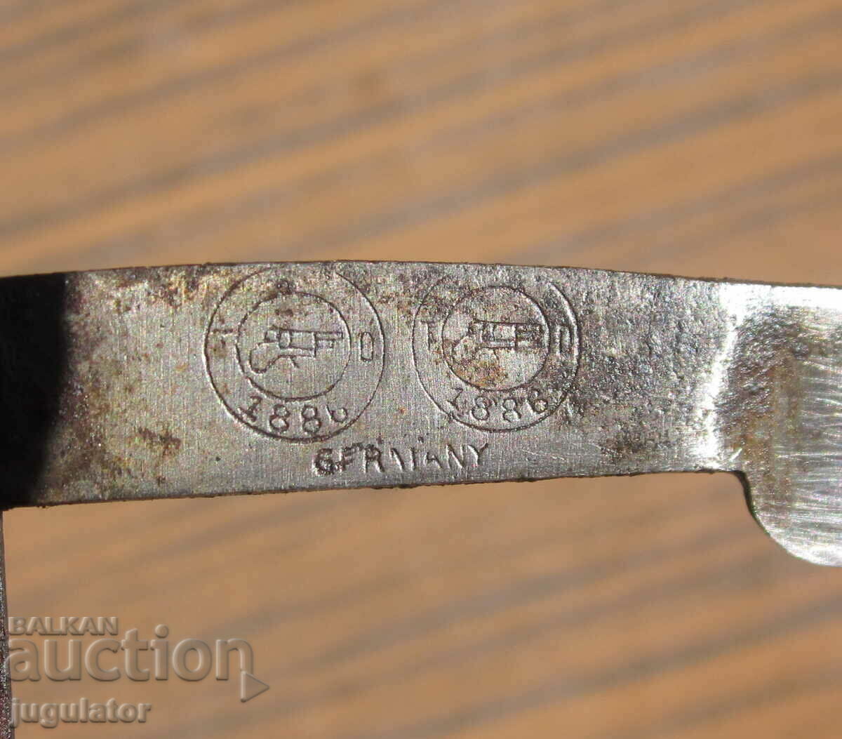 Auction antique German razor Solingen Solingen 1886 Auction antique German razor Solingen Solingen 1886