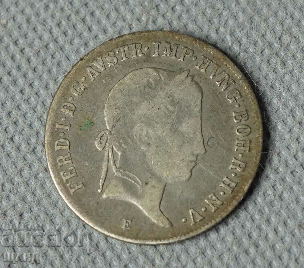 1839 Silver Coin Austria 20 Kreuzer Ferdinand I