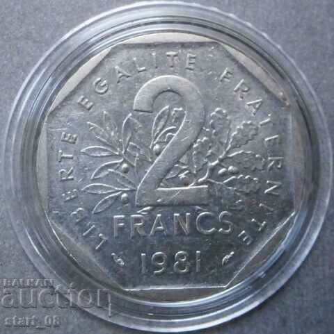 2 φράγκα 1981