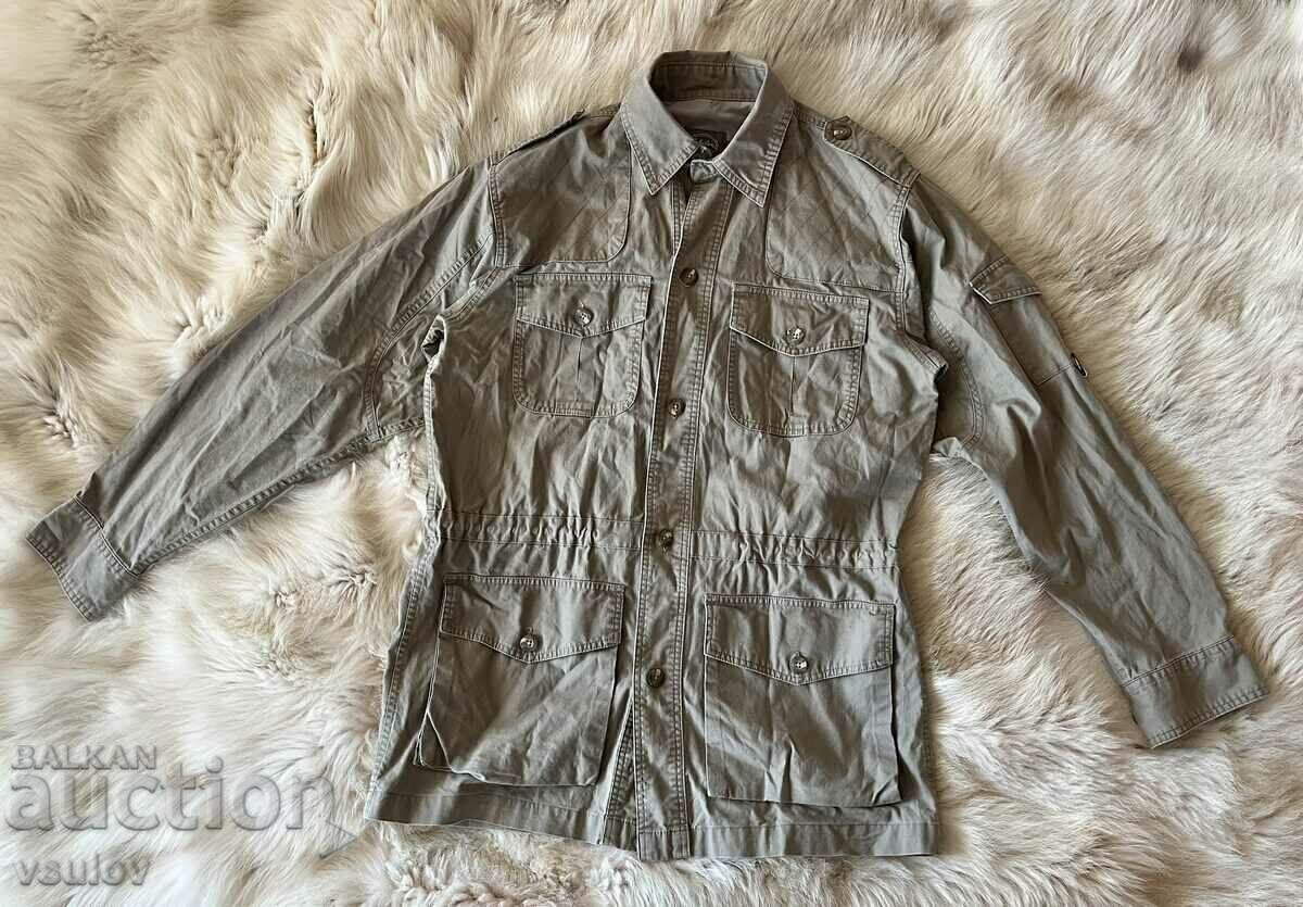 American Cabela's Safari Jacket Map of Africa Coat