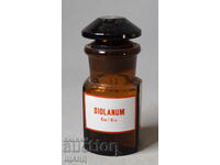 Old Glass Apothecary Bottle Jar Pharmacy DIOLANUM