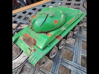 Old tin toy tank for parts