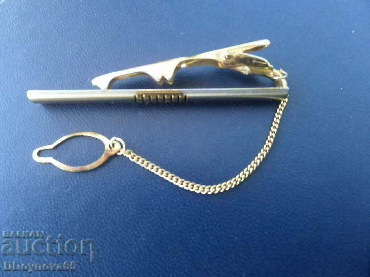 Auction Tie pin CODER Gold plate Auction Tie pin CODER Gold plate