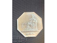 Silver French Medal, Token
