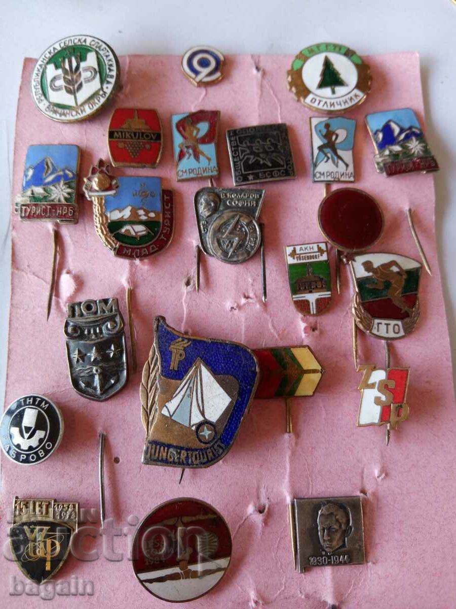 Badge collection.