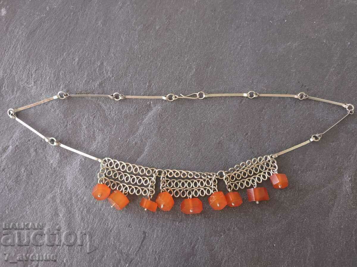 NECKLACE necklace jewelry, Amber, 70s, 22.03.2024 NECKLACE necklace jewelry, Amber, 70s, 22.03.2024