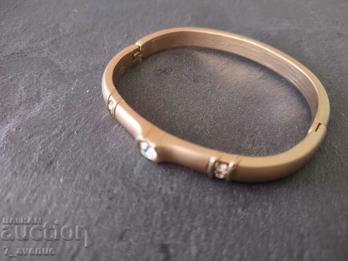 Auction  BRACELET with gold plating, opens, 22.03.2024