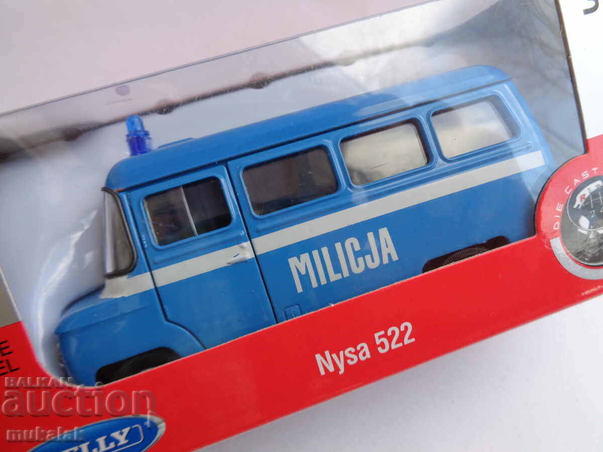 1:34 WELLY NISA MILITIA POLICE TROLLEY MODEL TOY - 5 1:34 WELLY NISA MILITIA POLICE TROLLEY MODEL TOY - 5