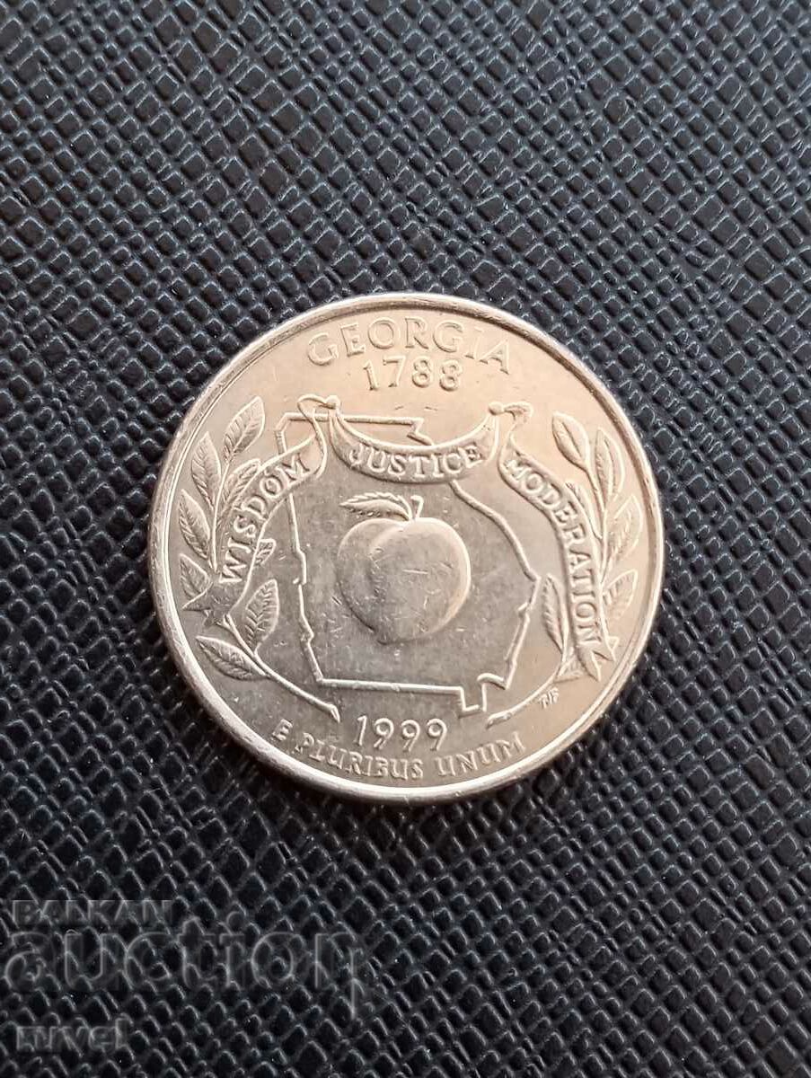 САЩ, четвърт долар 1999 г.