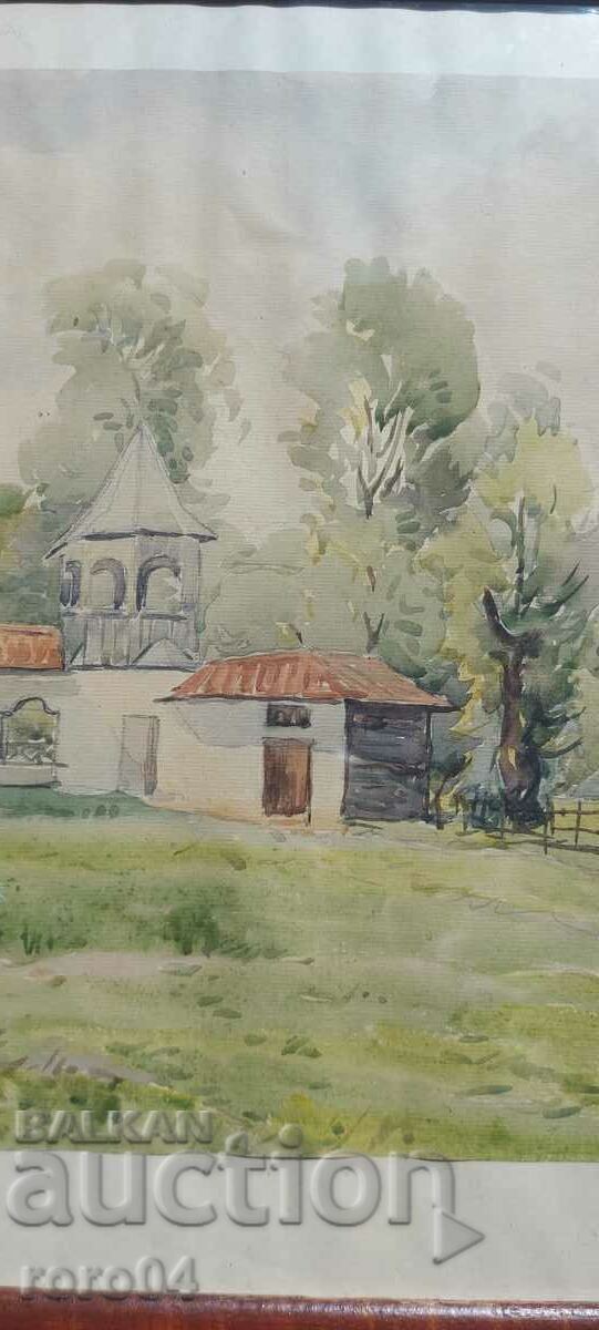 Licitație KOSTA STAMOV (1894 - 1973) BISERICA BELOVA