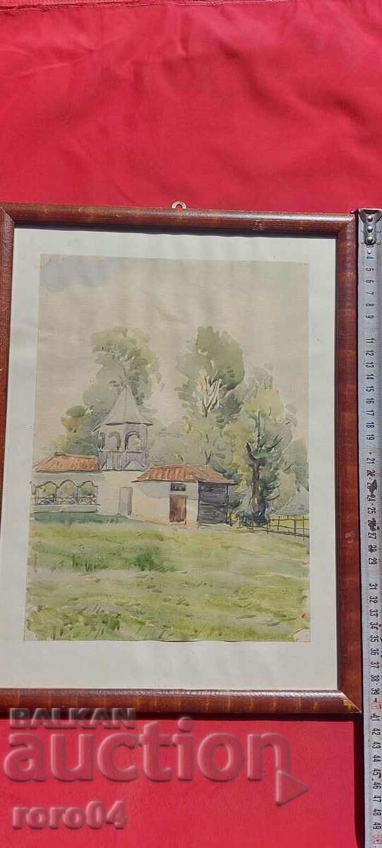 Delivery of KOSTA STAMOV (1894 - 1973) BELOVA CHURCH