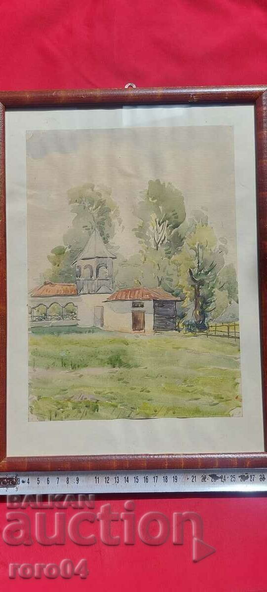 KOSTA STAMOV (1894 - 1973) BISERICA BELOVA - 5