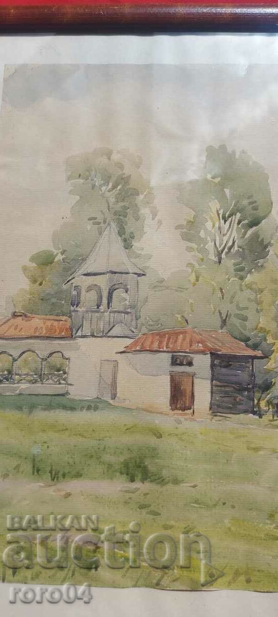 KOSTA STAMOV (1894 - 1973) BISERICA BELOVA - 6