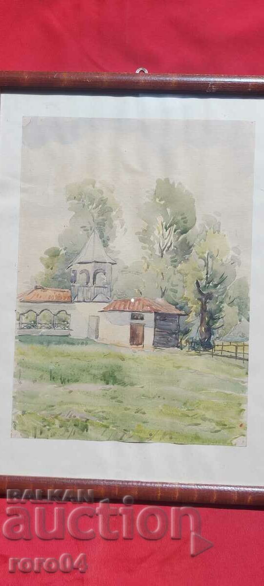 KOSTA STAMOV (1894 - 1973) BISERICA BELOVA - 7