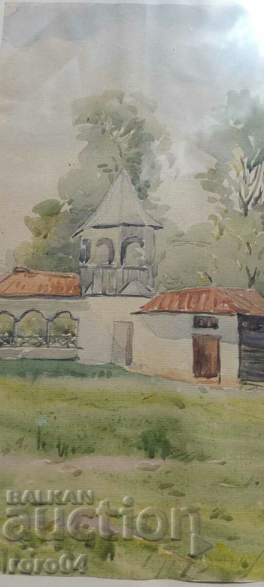 KOSTA STAMOV (1894 - 1973) BISERICA BELOVA